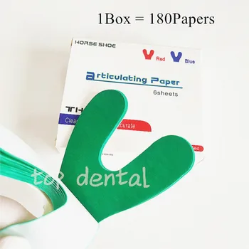 10Box Dantų Išsakant Popieriaus Žalia Storio Juostelės, dantų Protezų Hidrofilinis
