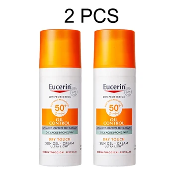 2vnt 50ml Originalus Eucerin Anti Pigmentacija Oil Control Veido Odos apsaugos nuo Saulės UV SPF50+ Nepraleidžia Saulės Gelis Veido, Kūno apsaugos nuo Saulės