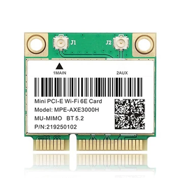 2X Wifi 6E 2400Mbps AX210 DLP-AXE3000H Wireless PCI-E Card 
