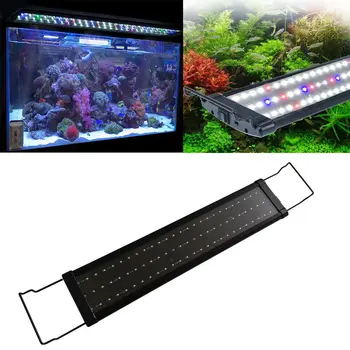 30cm 33LEDs Super Slim LED Akvariumo Šviesos Pilno Spektro Žuvų Bakas Apšvietimo Augalų Augimo Lempos Vandeniui Clip-on Lempos