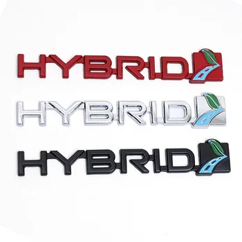 3D Metalo HIBRIDAS Logotipą, Automobilių Lipdukas Priedai Logotipas Ženklelis Toyota Corolla 2009 M. 2019 M. Honda Accord 