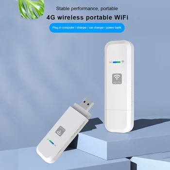 4G LTE Wireless 150Mbps USB Raktą Stick Modemas Judriojo Plačiajuosčio ryšio, Sim Kortelės Bevielis Maršrutizatorius Kišenėje WiFi Hotspot 