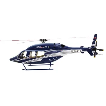 700 Dydis Bell-429 RC Sraigtasparnis Masto Fiuzeliažo Glassfiber RC Orlaivio Korpuso Modelis Apvalkalas su Mechanikas