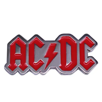 AC & DC Emalio Smeigtukai Rinkti Kūrybiškumą Metalo Animacinių filmų Sagė Kuprinė Skrybėlę, Krepšį Atvartas Apykaklės Ženklelis Vyrai Moterys Mados Juvelyrika Dovanos
