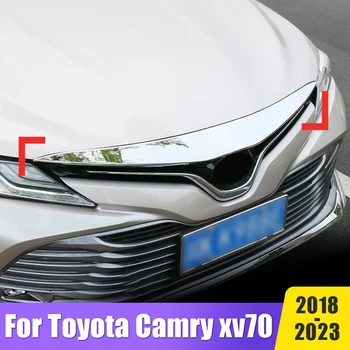 Automobilio Priekinės Grotelės Padengti Apdaila Bamperio Kapoto Dangčio Grotelės Lipdukas Toyota Camry LE XLE Hibridas 2018-2020 2021 2022 2023 Priedai