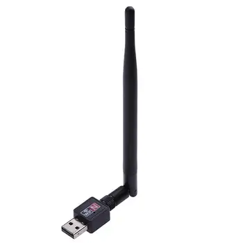 Belaidžio 600Mbps USB WiFi Router Adapteris PC LAN Tinklo Kortelė Dongle, su Antena wifi Adapteris wifi адаптер