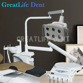 GreatLife Dent 6 LED Dantų Kėdė Vienetas Burnos Operacijos, Dantų Chirurginis Led Lempos, Šviesa