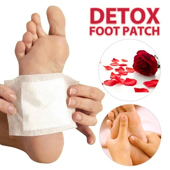 KONGDY 16 Vnt Gamtos Detox Foot Sveikatos Priežiūros Medicinos Rožių eterinis Aliejus Lieknėjimo&Miega Lipnios Pagalvėlės Senėjimo