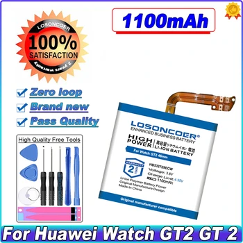 LOSONCOER Didelės Talpos Baterija 1100/500mAh HB472023ECW HB532729ECW Už Huawei Žiūrėti GT2 GT 2 46mm 42mm smartwatch ~Sandėlyje