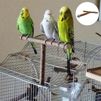 Naminių Paukščių Papūga Mediniai T-formos Swing Narve Montuojamas Žaisti Stovėti Ešeriai Kramtyti Žaislas
