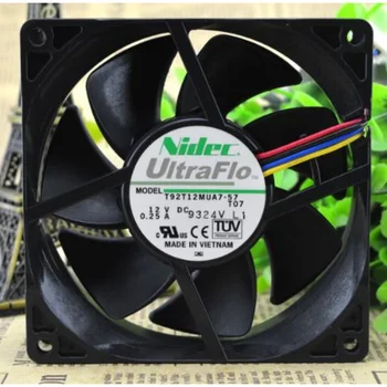 Naujas CPU Ventiliatorius Nidec UltraFlo T92T12MUA7-57 12V 0.25 Didelis Oro Tūris Mažas, Tylus Ventiliatorius 9025 90×90×25mm