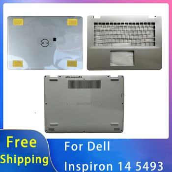 Naujas Dell Inspiron 14 5493 Replacemen Nešiojamas Reikmenys, Lcd Back Cover/Palmrest/Apačioje 0638V6 Sidabriškai