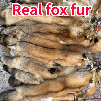 Nekilnojamojo Fox Fur Pilnas Odinis 