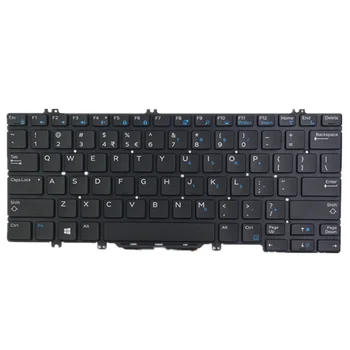 Nešiojamojo kompiuterio Klaviatūra Dell Latitude 7290 Black JAV-Jungtinės amerikos valstijos Edition