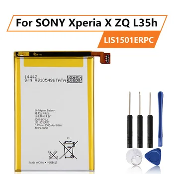 Pakaitinis Akumuliatorius Sony Xperia ZL L35h C650X Odin Xperia X ZQ LIS1501ERPC 2330mAh Įkrovimo Telefoną, Baterijos