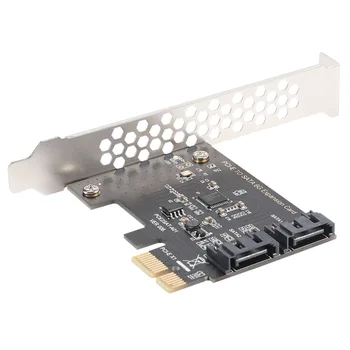 PCIe PCI Express į SATA3.0 2-Port SATA III 6G Plėtra Valdytojas Kortelės Adapteris