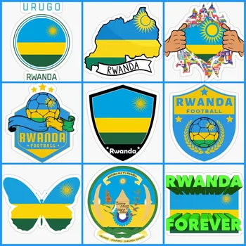 Ruandos Vėliavos Žemėlapį, Meilės, Kūrybos Lipdukai, Vinilo Motociklas, Dviratis, Sunkvežimis Langą Van Sienos, Stiklo Šalmas Lenktynių Kambarys Decal Pritaikoma