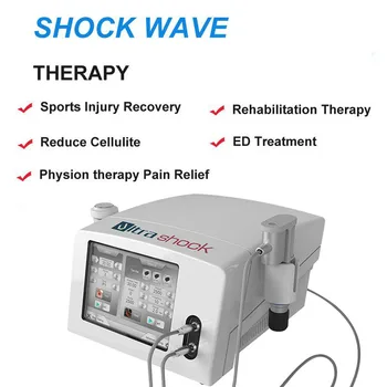 Ultra Garso smūginės Bangos Terapijos Aparatas fizioterapijos gydymo Shockwave therpay mašina kūno skausmo gydymo CE