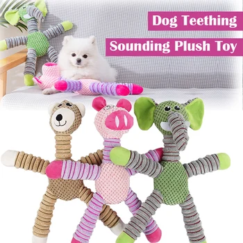 Šunų Žaislai Naminių Gyvūnų Pliušinis Modeliavimo Dantų Galandimo & Valymo Kramtyti Žaislus Šuo Garso Pliušinis Įdomus Mokymo Naminių Reikmenys