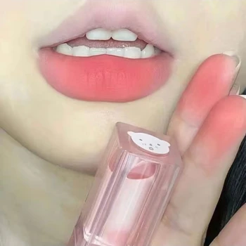 1PC Vandeniui Aksomo Lūpų Ilgalaikį Colorfast Aukštos Kokybės Matinis Lūpų Blizgesys Sexy Raudona Rožinė Lūpų Atspalvis Moterų Makiažas Kosmetikos