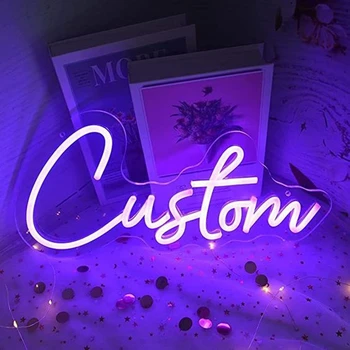 Custom Neoninis Ženklas Naktį LED Lempos Verslo Logotipas, Pavadinimas, Dizainas, Kambario Sienos Gimtadienio Asmeninę Vestuvių Dekoravimas Užsakymą neon