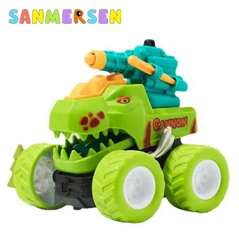 Dinozaurų Žaislų Automobiliai Monster Truck Trinties Variklinė Dinozaurų Sunkvežimių Vaikams, Mini Inercijos Automobilių Žaislas Vaikams, Berniukams, Mergaitėms Dovanų