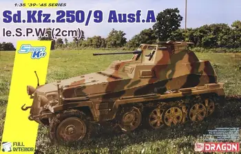 DRAGON 6882 1/35 Mastelis Sd.Kfz.250/9 Ausf.A le.S.P.W (2cm) Plastikiniai Modelis Rinkinys