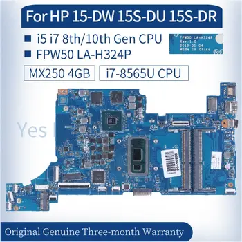 HP 15-DW 15T-DW 15S-DU 15S-DR Nešiojamas Mainboard FPW50 LA-H324P L51994-601 I5 I7 8-10 MX250 4G DDR4 Nešiojamojo kompiuterio Plokštė