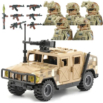 Karinio Laivyno RUONIŲ Specialiųjų Pajėgų Blokai JAV Dykumos Aor1 Armijos Kareivis Duomenys Kamufliažas Ginklų Plytos Vaikų Žaislai