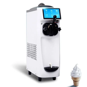 Komercinė Ledų Mašina Automatinė Maži Minkšti Ledai Kūrėjai Nerūdijančio Plieno Sundae Šaldymo Įranga, Automatas
