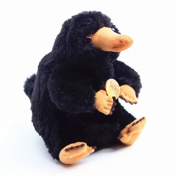 Kur Juos Rasti Niffler Fantastinis Žvėrys Pliušinis Žaislas Pūkuotas Juodas Duckbills Mielas Minkštas Iškamšos Vaikams Dovanų