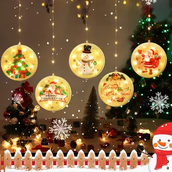 Patalpų Sienos, Langų Apdailos USB Powered 3D Naujiena Kabo LED Kalėdų String Žibintai