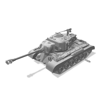 SSMODEL 160520 V1.7 1/160 3D Atspausdintas Dervos Modelio Rinkinio MUMS T26E5 M26 Pershing Sunkusis Tankas